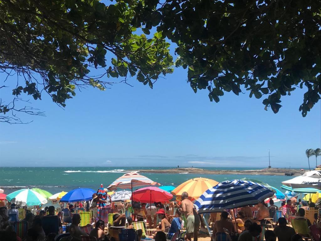 Apartamento Pe Na Areia E Aguas Tranquilas No Centro De Guarapari Buitenkant foto